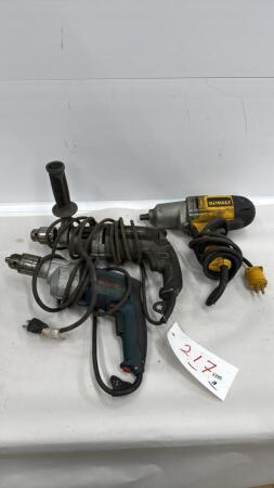 ASSORTMENT OF OLDER CORDED POWER TOOLS