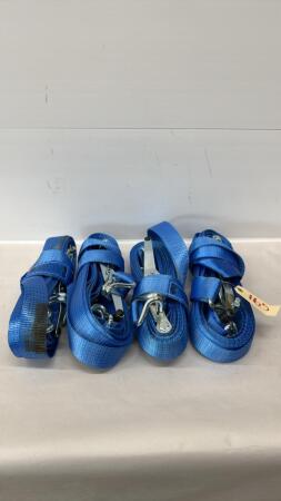 (4) 2IN NYLON RATCHET STRAPS