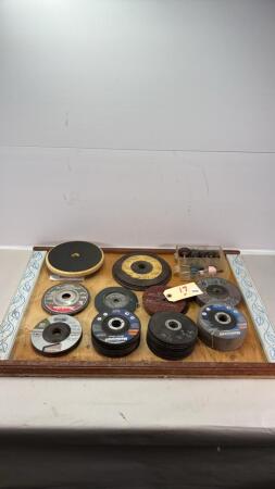 SELCTION OF GRINDING WHEELS, FLAP WHEELS