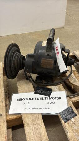 DELCO LIGHT UTILITY MOTOR