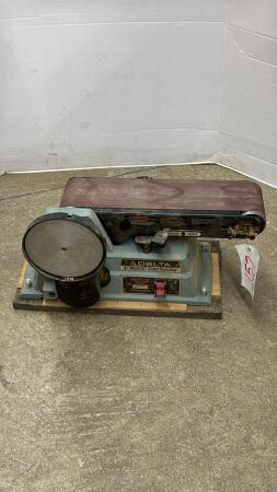 DELTA 4IN BELT AND 6IN DISC SANDER