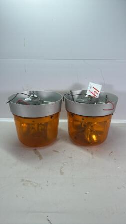(2) 12V AMBER FLASHER UNITS