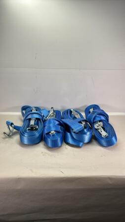 (4) 2IN NYLON RATCHET STRAPS