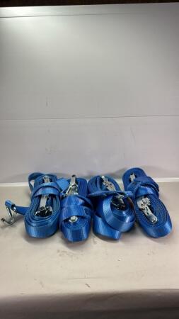 (4) 2IN NYLON RATCHET STRAPS