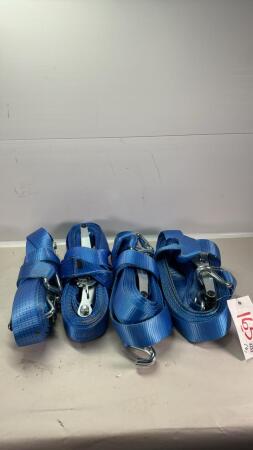 (4) 2IN NYLON RATCHET STRAPS