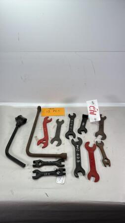 (12) VINTAGE MASSEY HARRIS WRENCHES