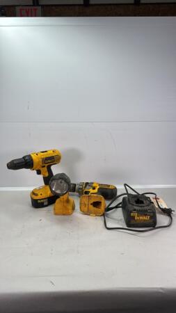 (2) DEWALT 18V DRILLS