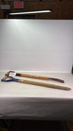 WOODEN FORK & SHOVEL HANDLE