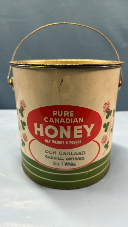 8 lb. Honey Pail -Don Garland, Cargill Ontario