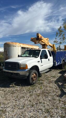 1999 FORD F550 DIESEL BUCKET TRUCK