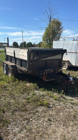 10FT X 6FT TANDEM DUMP TRAILER (SEE NOTE)