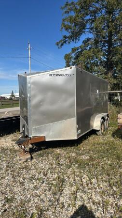 2014 STEALTH TITAN 14FT TANDEM ENCLOSED TRAILER