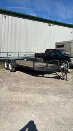 2001 SOUTHCO TANDEM 16FT X 7FT FLATBED TRAILER