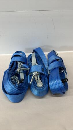 (3) 2IN NYLON RATCHET STRAPS