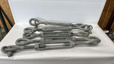 (5) 1 1/4IN TURN BUCKLES