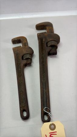 10in & 14in Steel Pipe Wrench