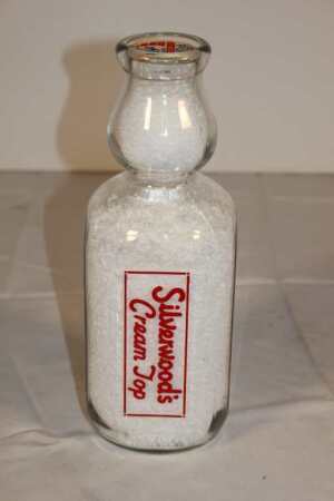 Silverwood's Cream Top Milk Bottle