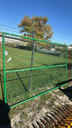 9.5FT X 5FT 9IN STEEL CONSTRUCTION FENCE PANEL