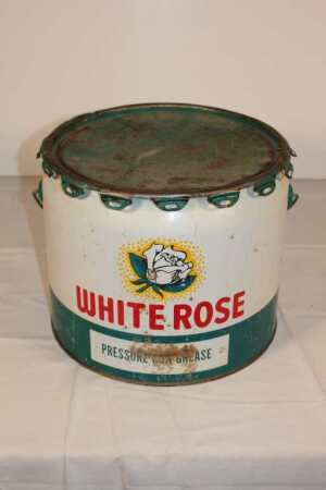 White Rose Grease Pail