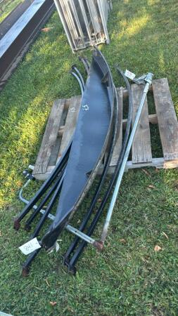 LOT OF MISC. GRAVITY BIN TARP PARTS