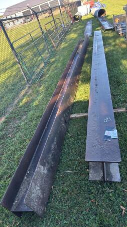 2-LENGTHS OF 23.5FT X 12IN X 12IN STEEL I-BEAMS