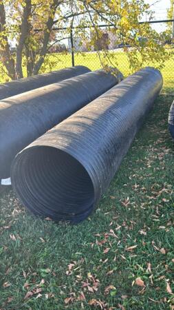 17FT X 26IN SMOOTH WALL POLY PIPE