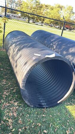 10FT X 36IN SMOOTH WALL POLY PIPE