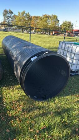 16FT X 40IN SMOOTH WALL POLY PIPE