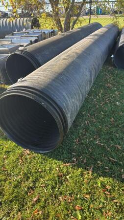 25FT 6IN X 30IN SMOOTH WALL POLY PIPE