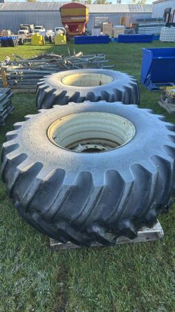 SET OF 30.5-32 TIRES AND RIMS