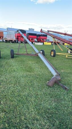 28FT X 6IN MANURE FILL PIPE ON TRANSPORT