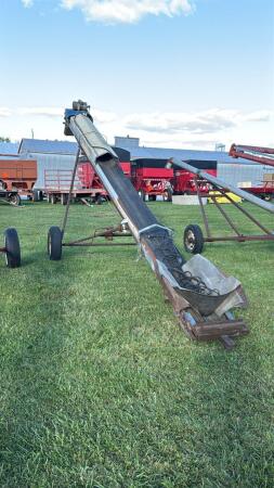 VALMETAL 25FT X 14IN ELECTRIC BELT CONVEYOR