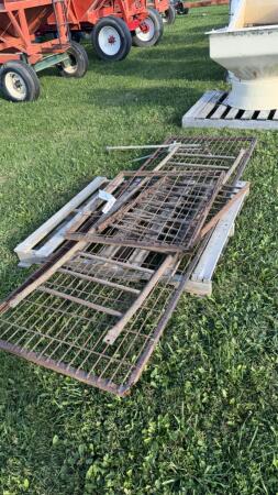 LOT OF STEEL PENNING PIECES