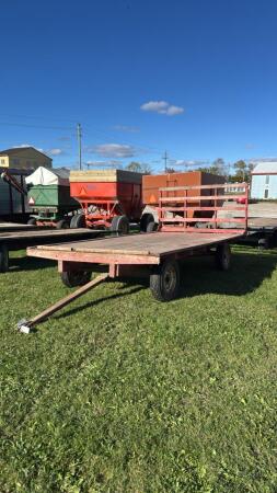 15.5FT X 8FT FLAT RACK WAGON