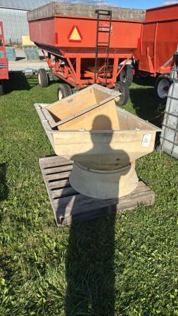 PAIR OF BARN FANS