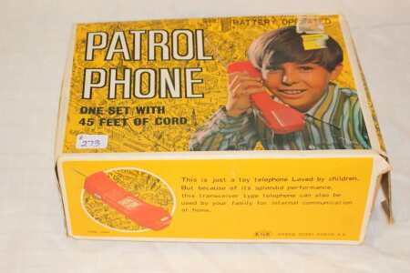 Patrol Phone, Battery Operated