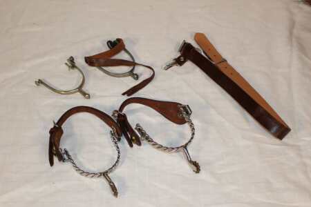 2 Sets of Stir-Ups and Boy Scout Belt