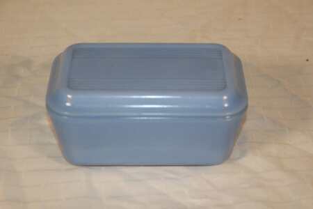 Blue Pyrex Butter Dish