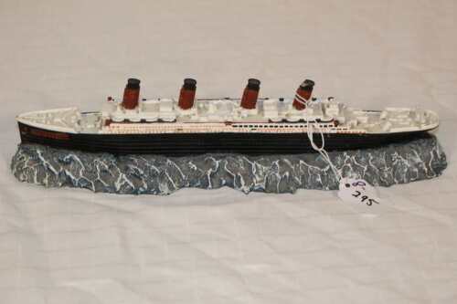 Titanic Model Ship On Base