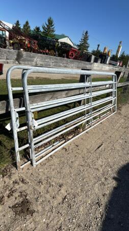 LOT OF 3 - 13FT GALVANIZED TUBE GATES