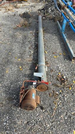 12FT X 5IN AUGER WITH 3/4HP ELECTRIC MOTOR