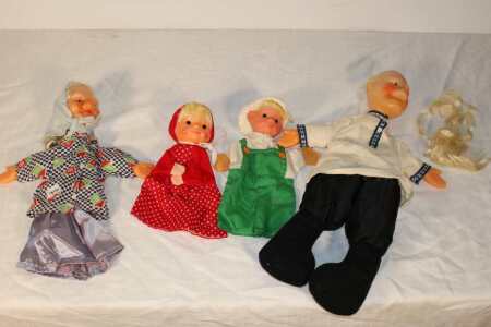 4 Vintage Puppets