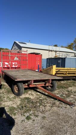 16FT X 8FT FLAT RACK WAGON