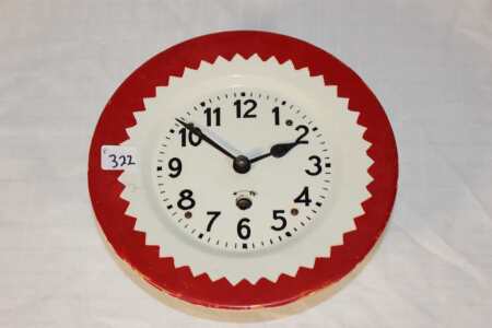 Vintage Wind Up Wall Clock