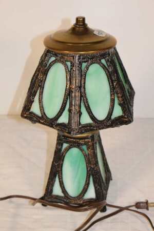 Stained Glass Electric Lamp