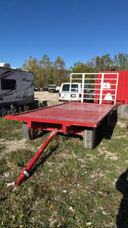16FT X 8FT FLAT RACK WAGON
