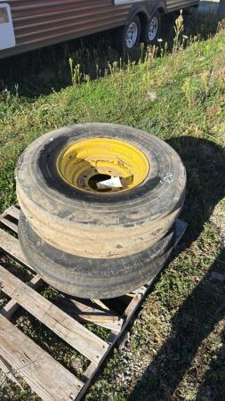 PAIR OF 10.00-16SL TIRES (TIRES NO GOOD)