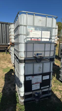 Lot of 2 1000L Totes