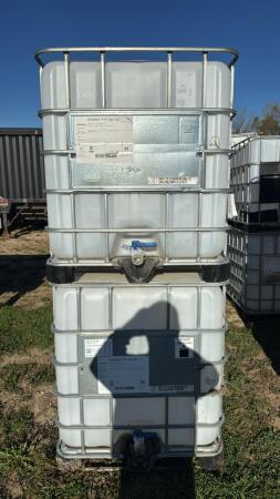 Lot of 2 1000L Totes