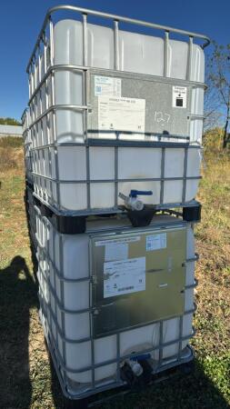 Lot of 2 1000L Totes